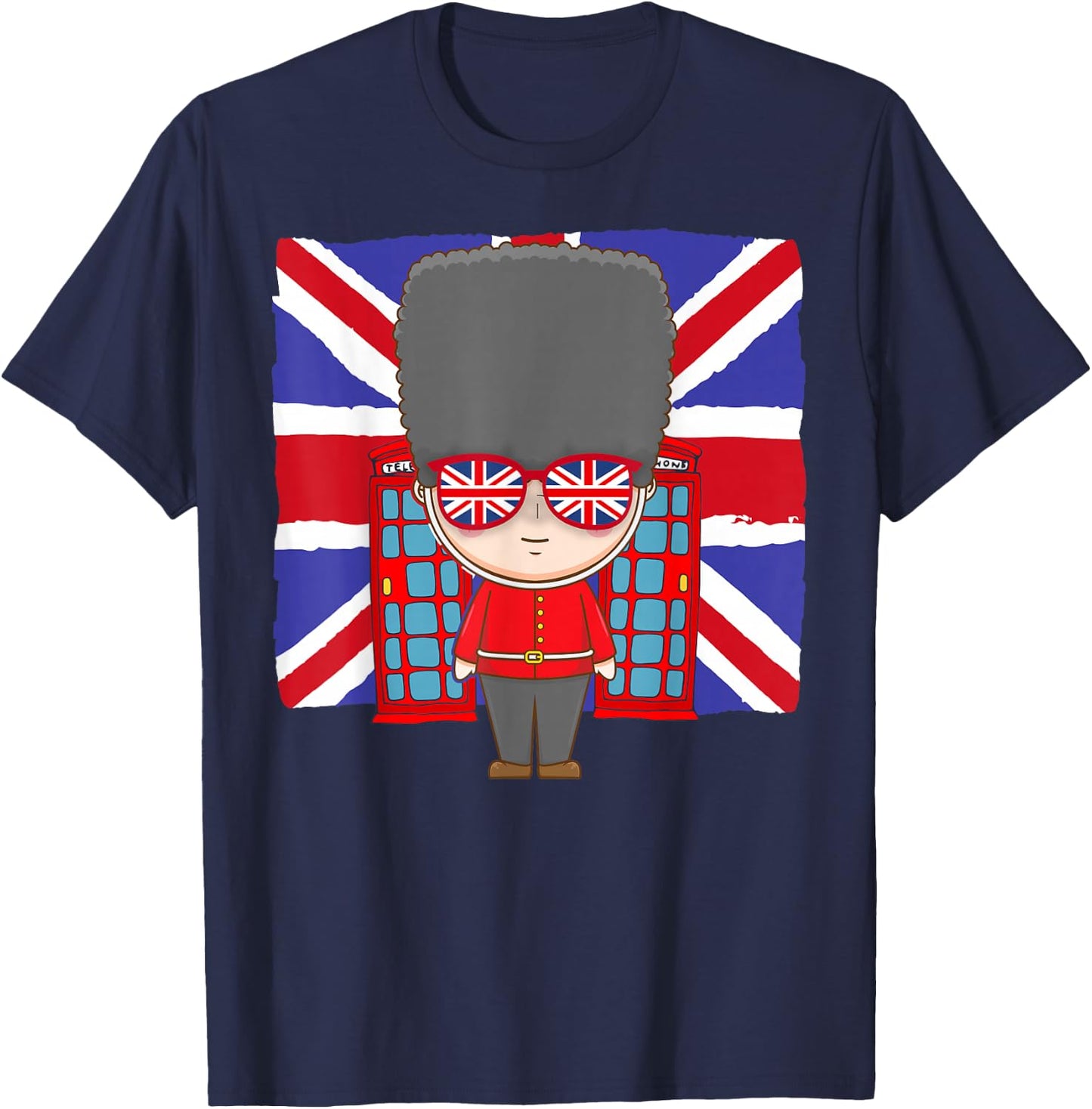 Union Jack Flag idea for Kids England & Kids British Flag T-Shirt - T-Shirt | Navy