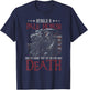 Behold A Pale Horse And His Name That Sat On Him Was Death T-Shirt - T-Shirt | Navy
