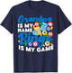 Bingo Player Grandpa Grandpa Is My Name Bingo Is My Game T-Shirt - T-Shirt | Navy