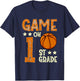 Game On 1st Grade Basketball Funny Back To School T-Shirt - T-Shirt | Navy