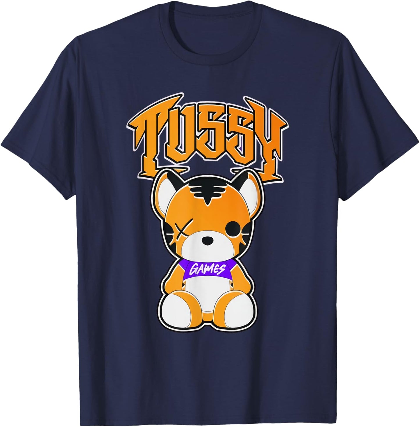 Gaming For Gamer with Tussy Style T-Shirt - T-Shirt | Navy