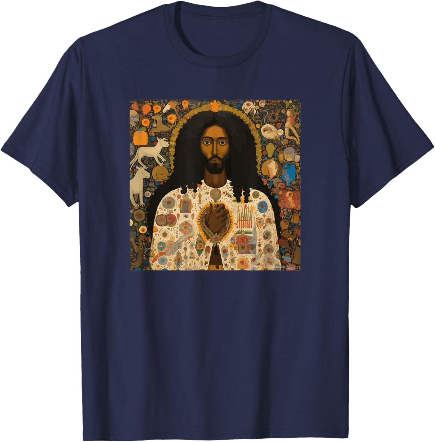 Black Jesus T-Shirt - T-Shirt | Navy