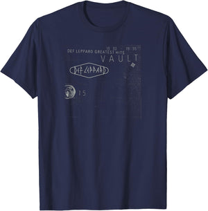 Def Leppard - The Vault T-Shirt - T-Shirt | Navy
