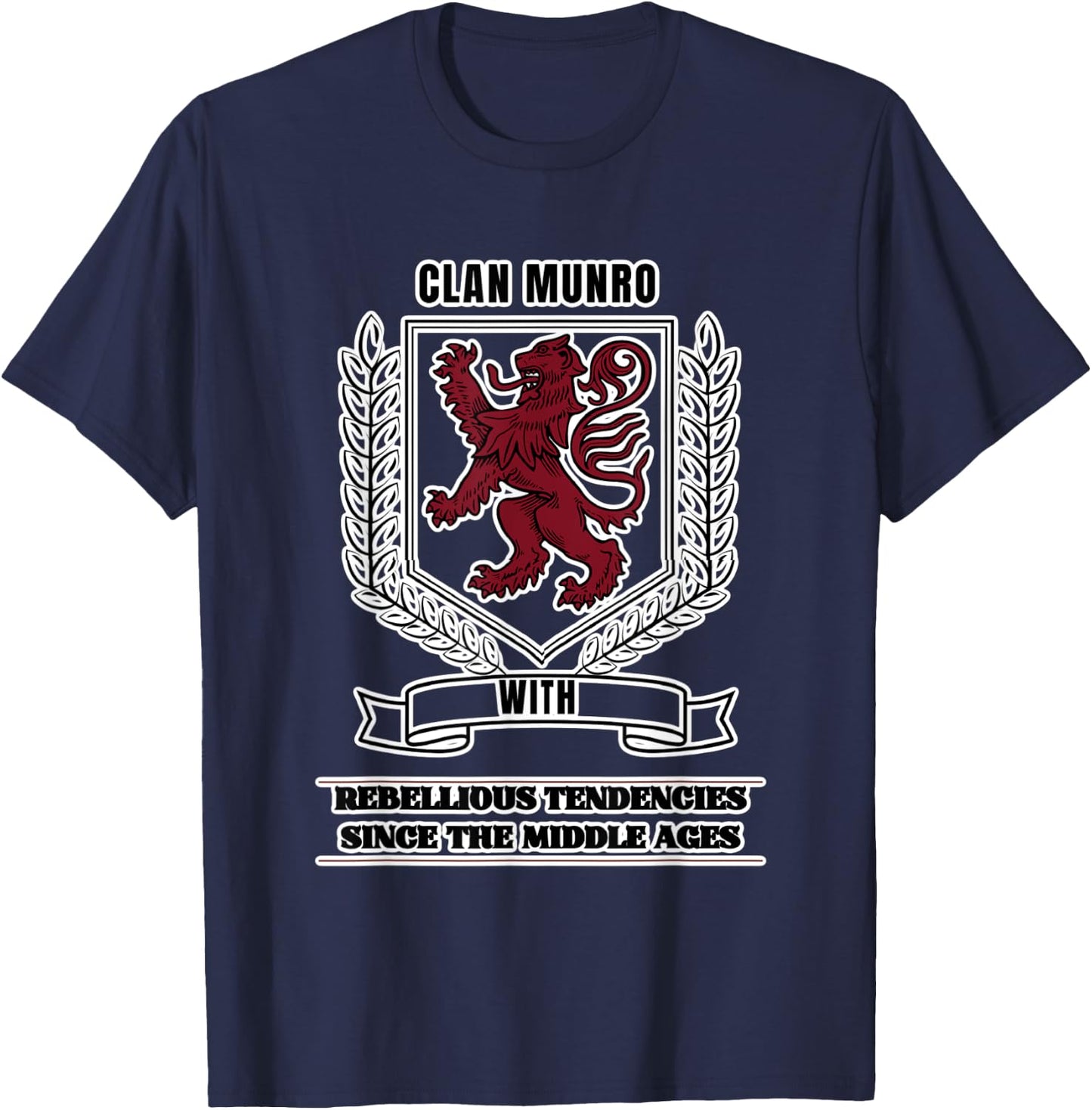 Munro Scottish Clan descendant T-Shirt - T-Shirt | Navy