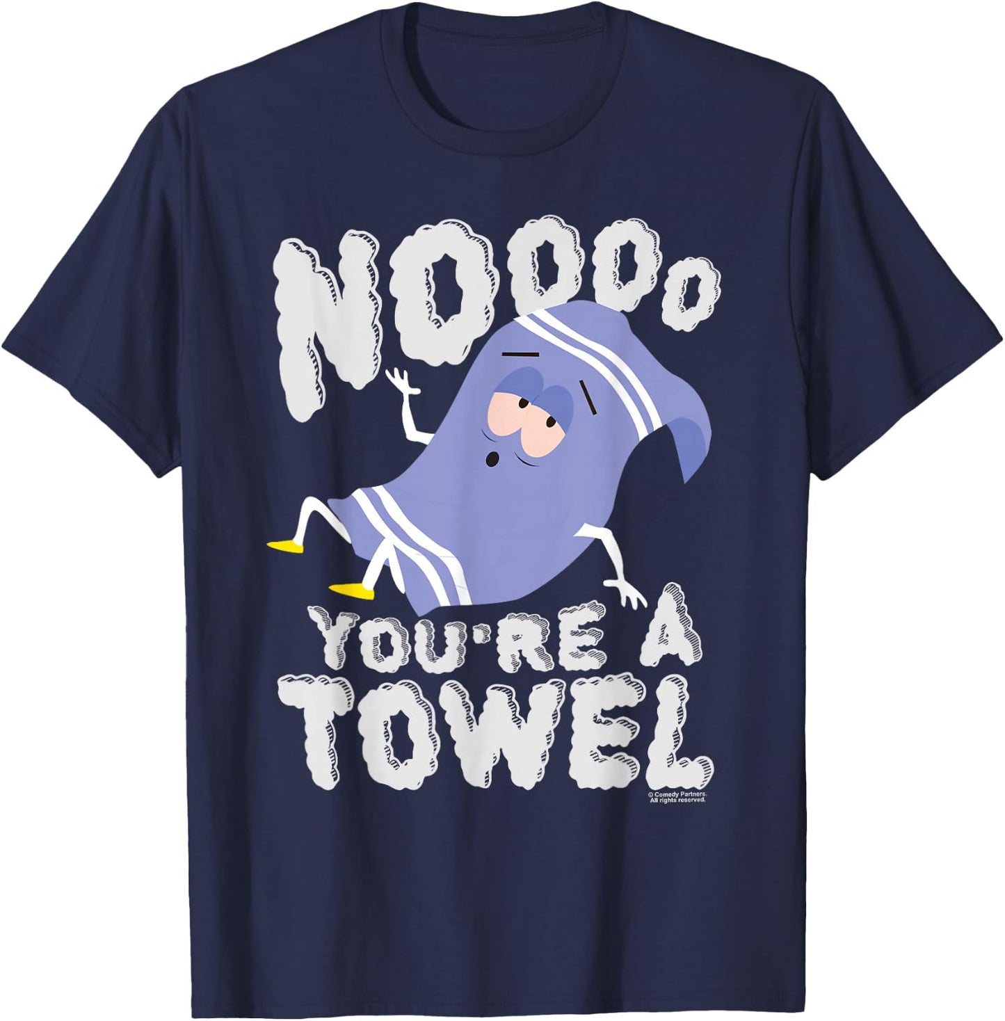 South Park Towlie Noooo You're a Towel T-Shirt - T-Shirt | Navy