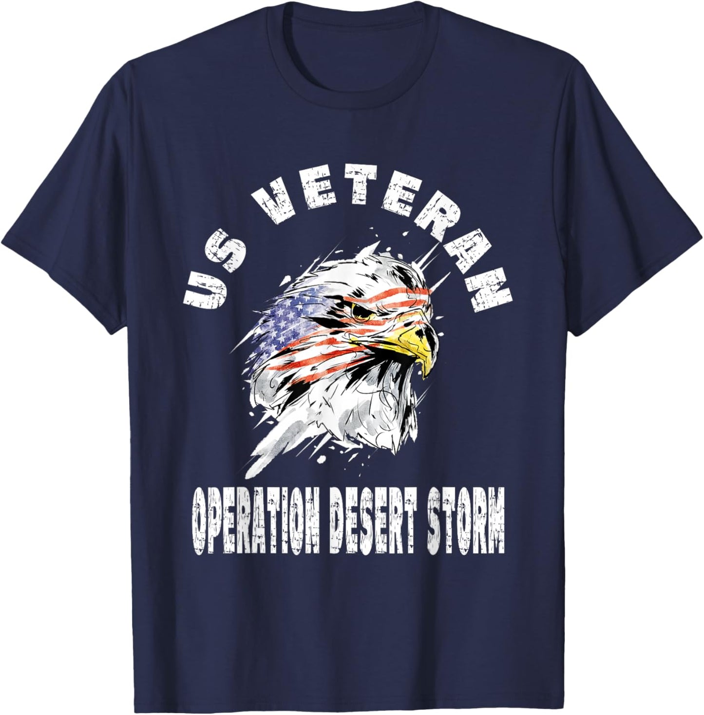 US Veteran Operation Desert Storm - Military War Campaign T-Shirt - T-Shirt | Navy