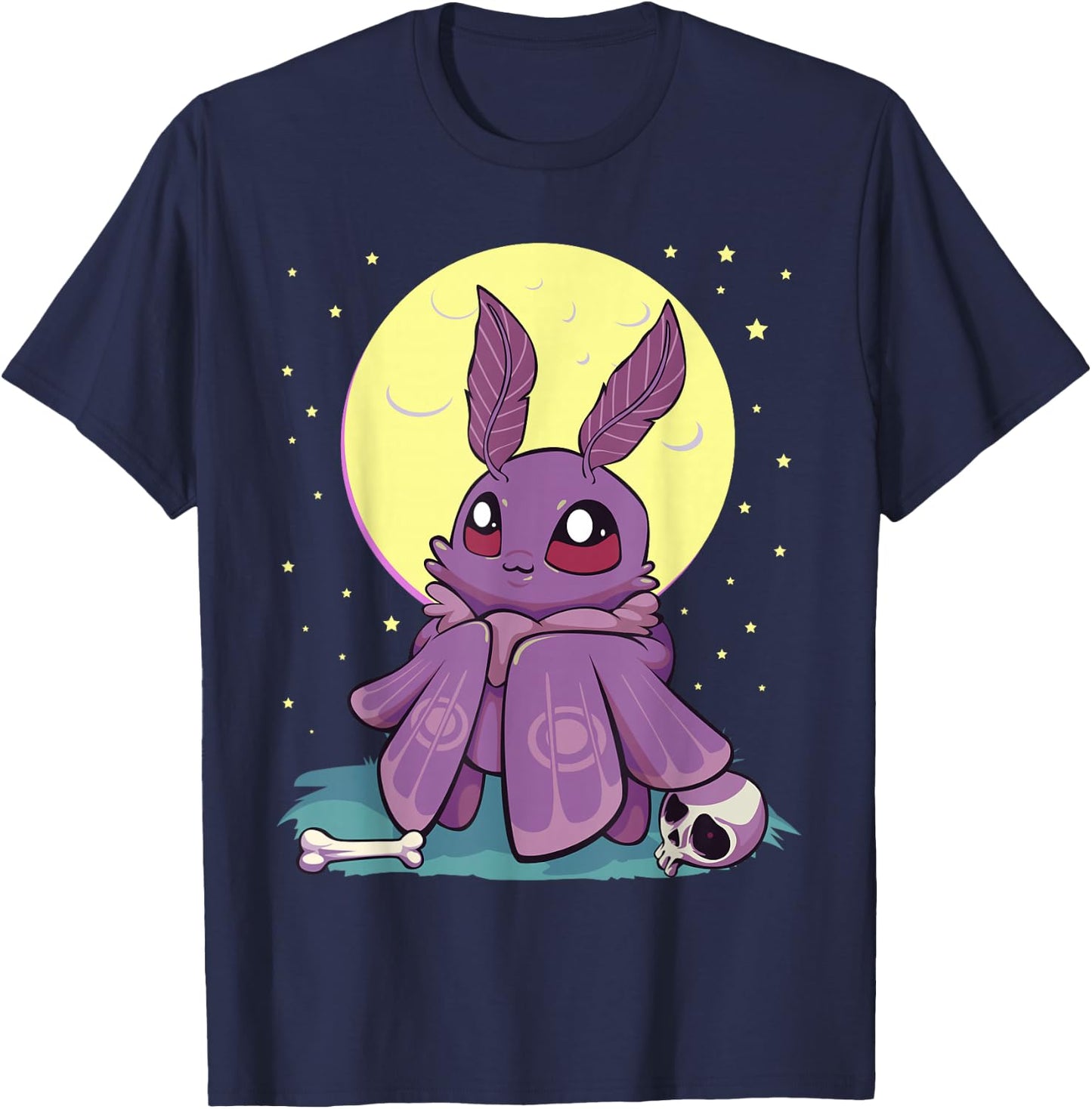 Pastel Goth Kawaii Anime Cute Baby Mothman Cryptid T-Shirt - T-Shirt | Navy