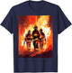 Firefighter Squad - Firefighter & Fireman T-Shirt - T-Shirt | Navy