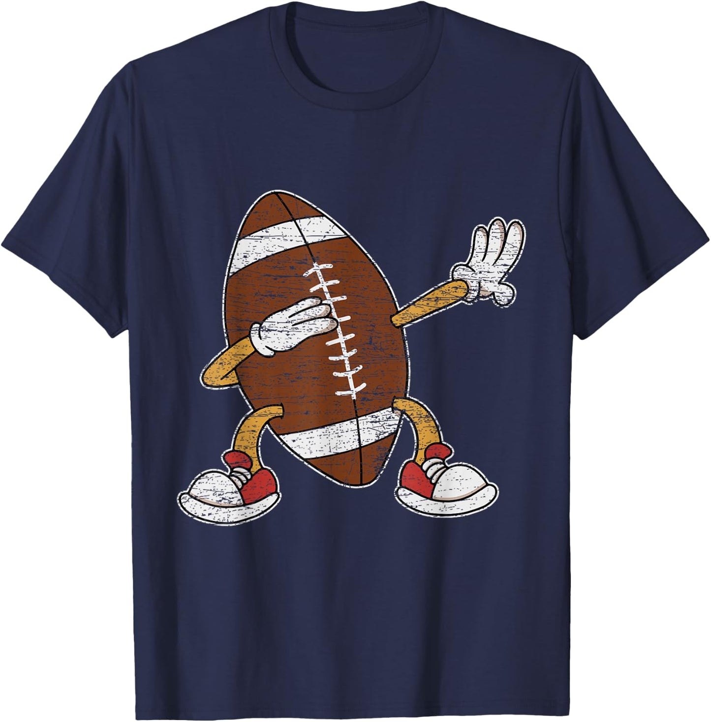 Dabbing Football Dab Footballer T-Shirt - T-Shirt | Navy