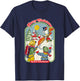 Steven Rhodes My First Flamethrower Snowman Retro Dark Humor T-Shirt - T-Shirt | Navy