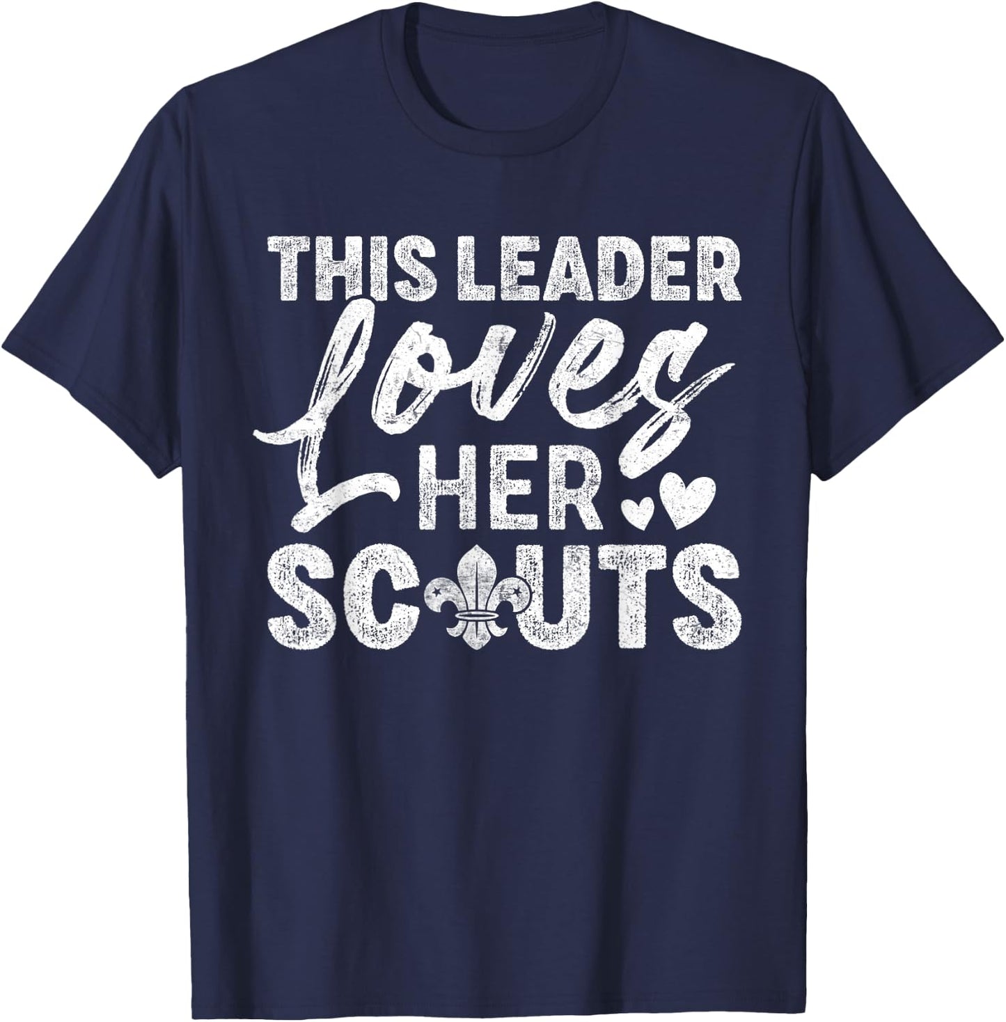 Scout For Girls boys Funny Scouting Leader T-Shirt - T-Shirt | Navy