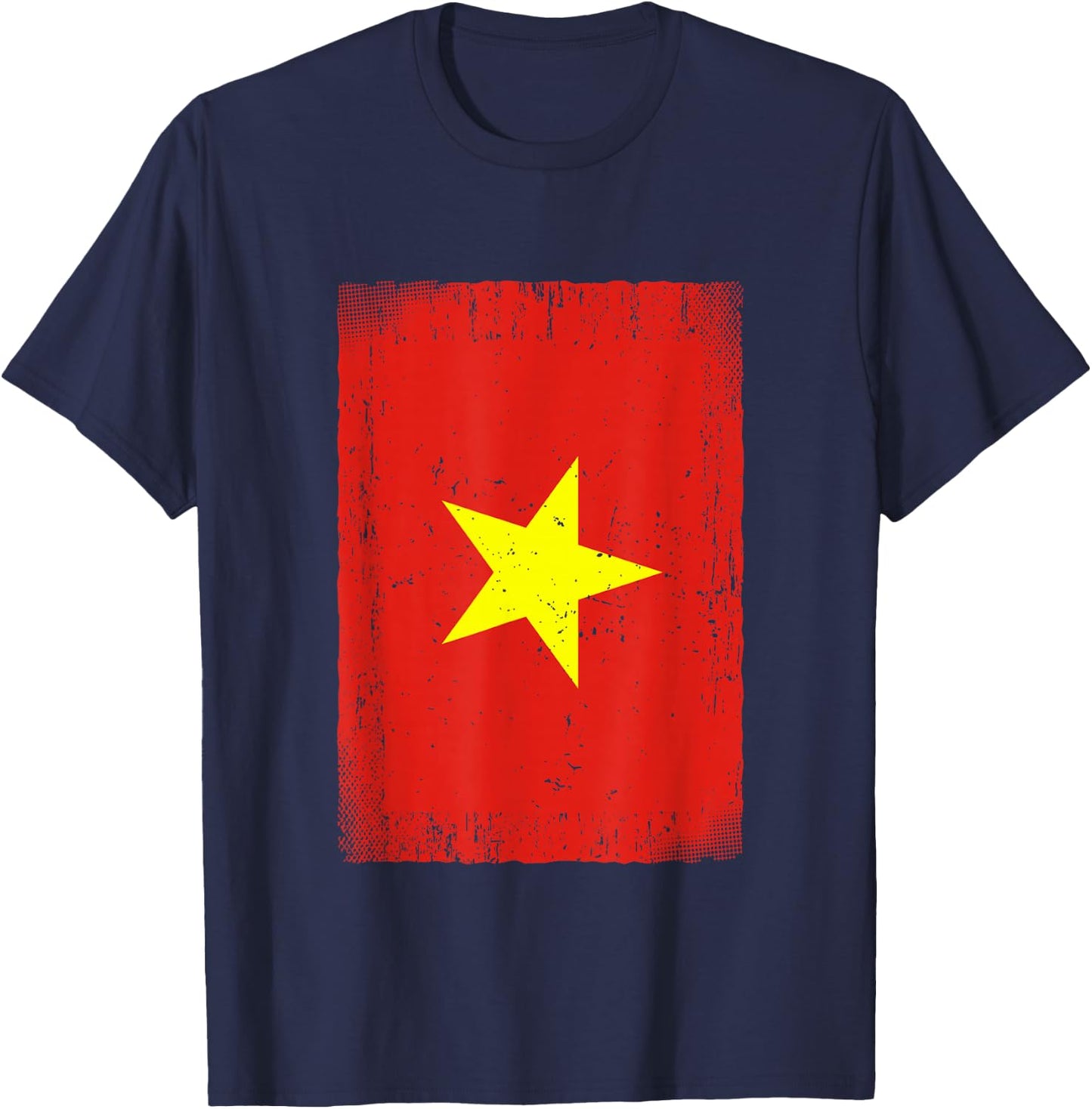 Vietnamese Flag Vietnam T-Shirt - T-Shirt | Navy
