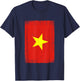Vietnamese Flag Vietnam T-Shirt - T-Shirt | Navy