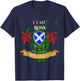 Ross Scottish Family Clan Middle Ages Mischief T-Shirt - T-Shirt | Navy