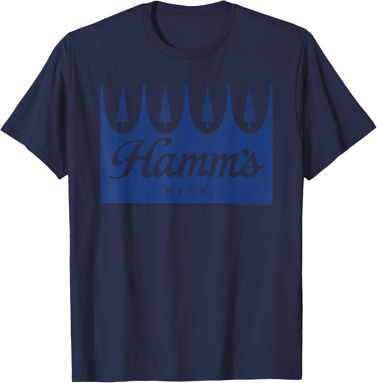 Hamm's - Crown Logo T-Shirt - T-Shirt | Navy