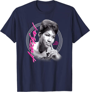 Aretha Franklin - Queen of Soul T-Shirt - T-Shirt | Navy