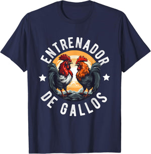 Gallero Hombre Papá Padre Tío Gallero Pelea De Gallos T-Shirt - T-Shirt | Navy