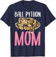 Ball Python Mom Snake T-Shirt - T-Shirt | Navy