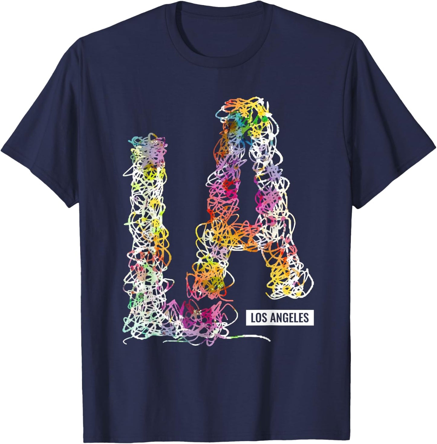 Los Angeles LA California Gift T-Shirt - T-Shirt | Navy
