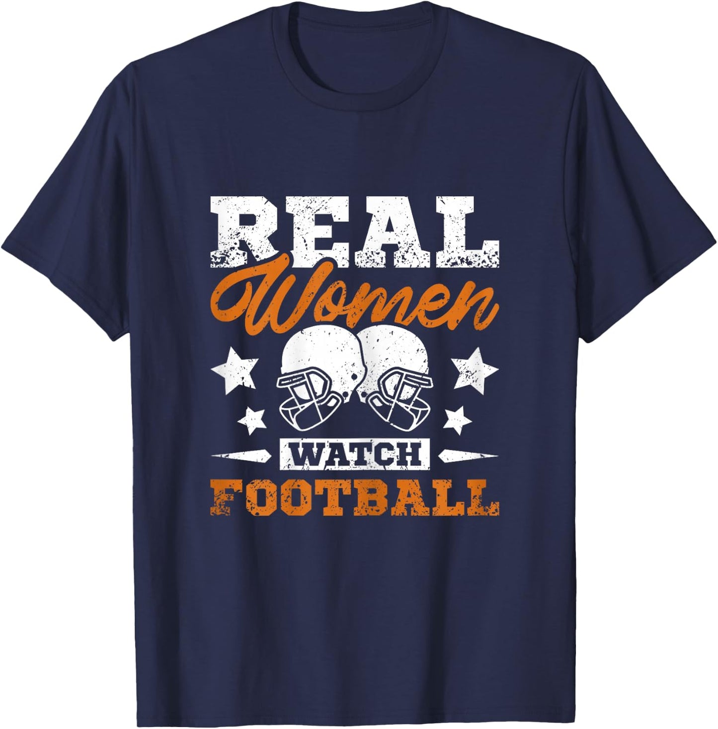 Real women watch football T-Shirt - T-Shirt | Navy