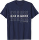 Vintage God Is Good All The Time Christian Worship Preachers T-Shirt - T-Shirt | Navy