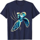 Sneaking Turtle - Zoologist Zookeeper Beach Ocean Sea Lover Men Women Kids T-Shirt - T-Shirt | Navy
