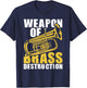 Weapon of Brass Destruction - Baritone Player Marching Band T-Shirt - T-Shirt | Navy