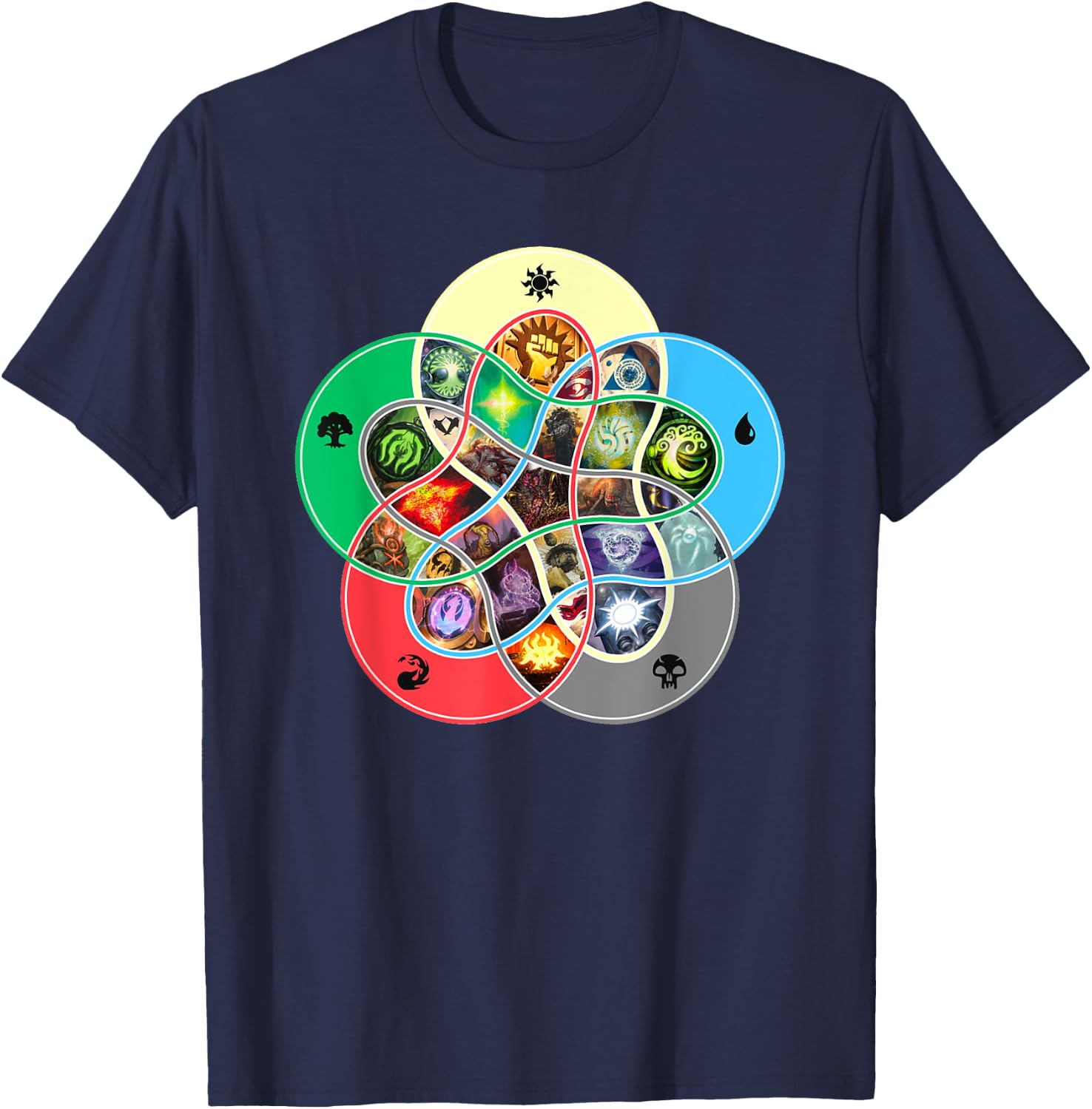 Gathering Magic Guild For Magic Lover T-Shirt - T-Shirt | Navy