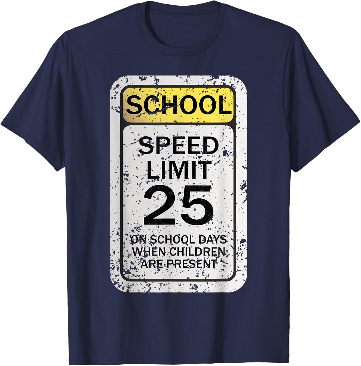 Road Signs Funny Traffic Signs Halloween Costume Party T-Shirt - T-Shirt | Navy