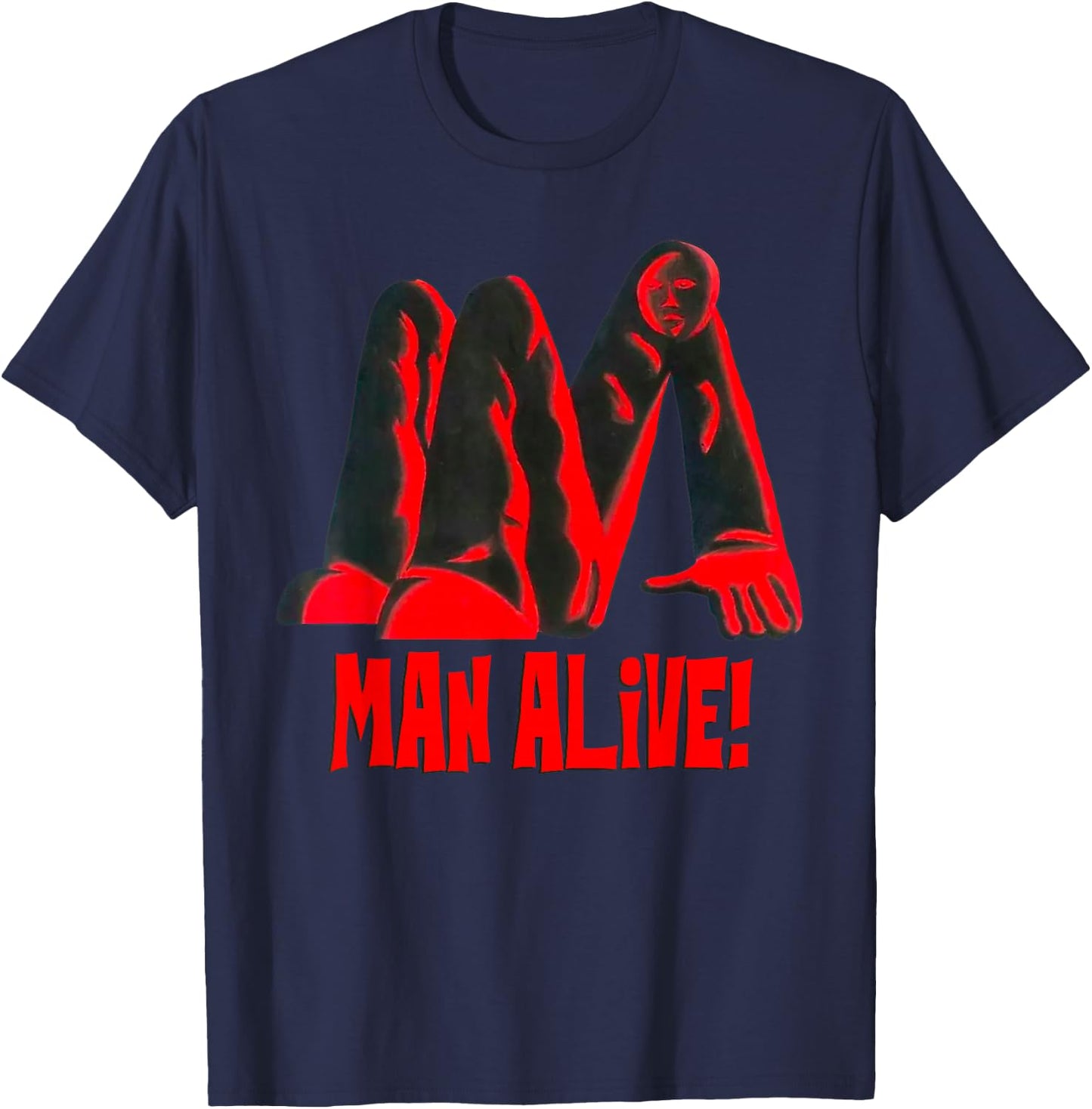 King Krule Man Alive Funny T-Shirt - T-Shirt | Navy