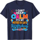 Cute I Can't Keep Calm It's My Mother In Law Birthday T-Shirt - T-Shirt | Navy