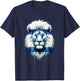 Jewish Israel Flag Lion David Star Yisrael Proud Israelites T-Shirt - T-Shirt | Navy
