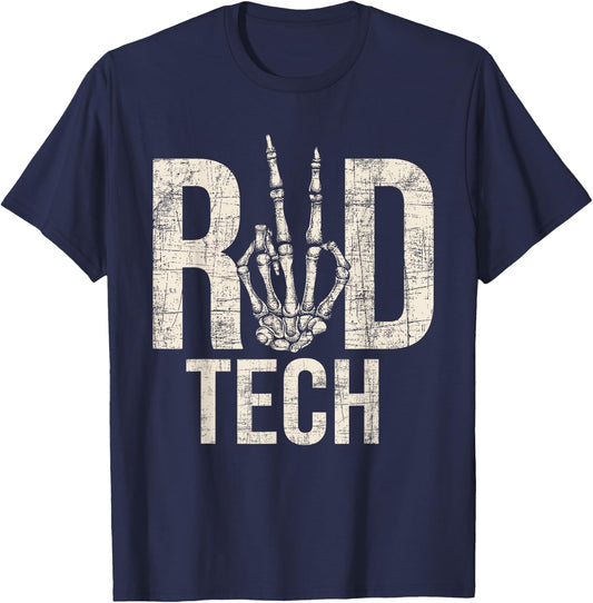 Rad Tech - Radiographer Radiology Student Xray Technician T-Shirt - T-Shirt | Navy