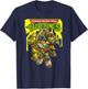 TMNT Yellow Splatter Paint T-Shirt - T-Shirt | Navy