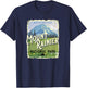 Mount Rainier National Park Washington WA Vintage Souvenir T-Shirt - T-Shirt | Navy