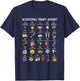 Occupational Therapy Alphabet OTA Funny Teacher Lover ABCs Men Women Kids T-Shirt - T-Shirt | Navy