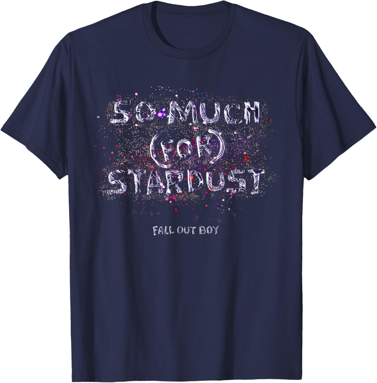 Fall Out Boy - SMFS Sparkle T-Shirt - T-Shirt | Navy
