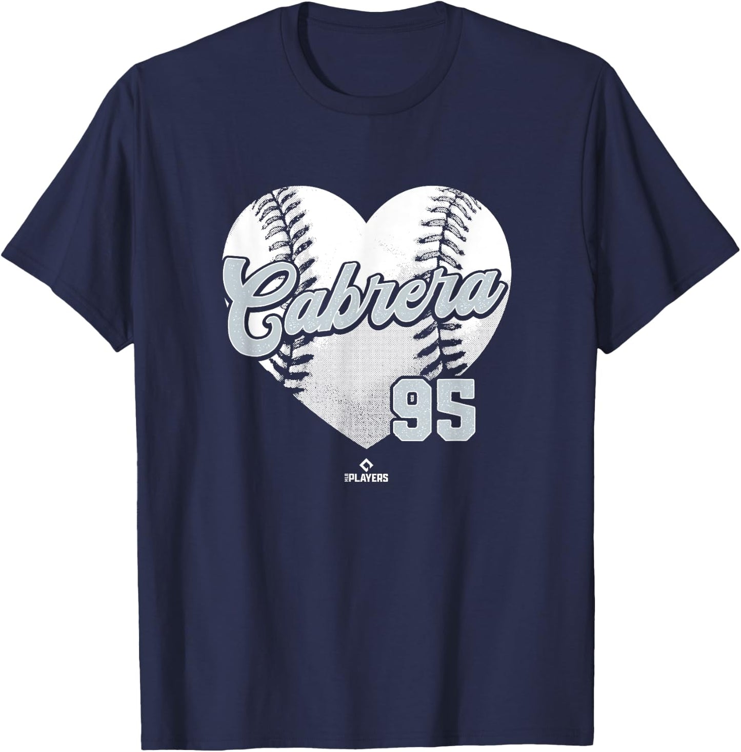 Baseball Heart Oswaldo Cabrera New York MLBPA T-Shirt - T-Shirt | Navy