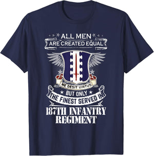187th Infantry Regiment US Army T-Shirt - T-Shirt | Navy