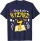 7th Birthday Wizard Magic 7 Year Old Funny B-Day Matching T-Shirt - T-Shirt | Navy