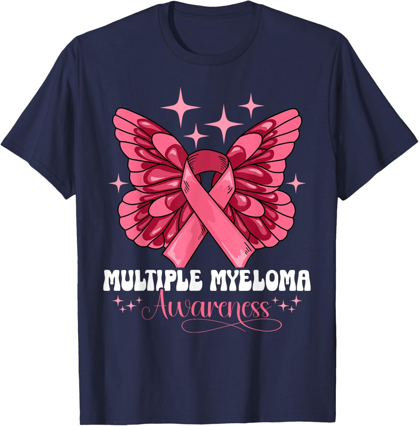 Multiple Myeloma Awareness T-Shirt - T-Shirt | Navy