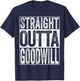Straight Outta GoodWill T-Shirt - T-Shirt | Navy