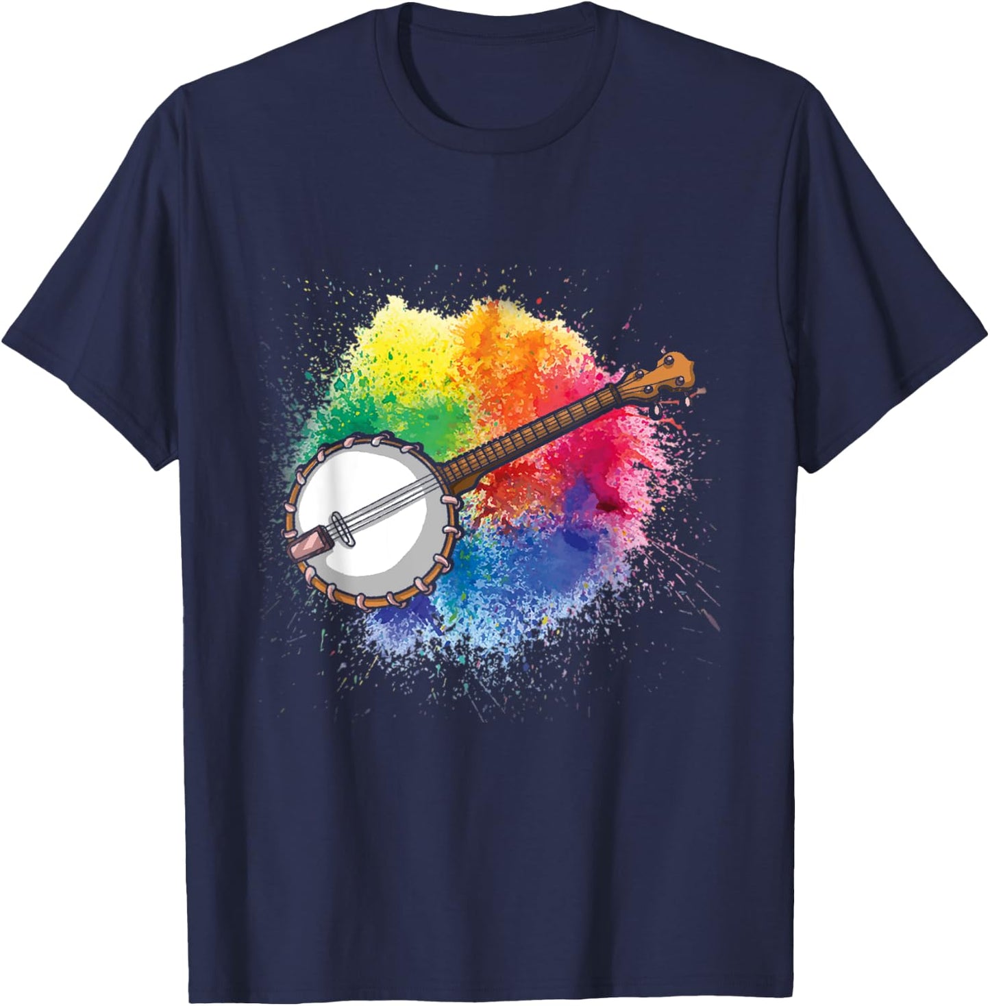Banjo Mandolin Bluegrass Bluebird Tennesse T-Shirt - T-Shirt | Navy