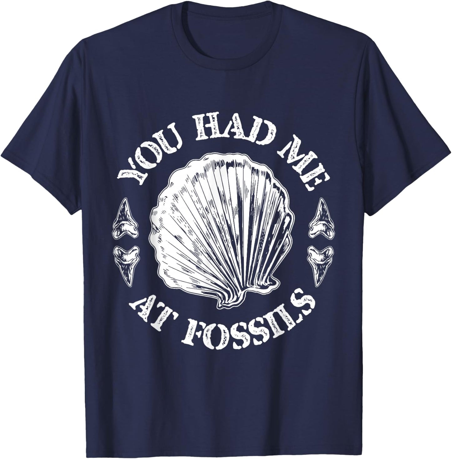Fossiling Paleontologist Fossil Collector Fossil Hunting T-Shirt - T-Shirt | Navy