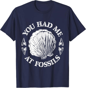 Fossiling Paleontologist Fossil Collector Fossil Hunting T-Shirt - T-Shirt | Navy