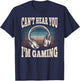 Can't Hear You I'm Gaming Funny Video Gamer Retro Men Boys T-Shirt - T-Shirt | Navy