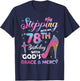 Stepping Into My 78th Birthday Gift Women 78 Years Old Pumps T-Shirt - T-Shirt | Navy