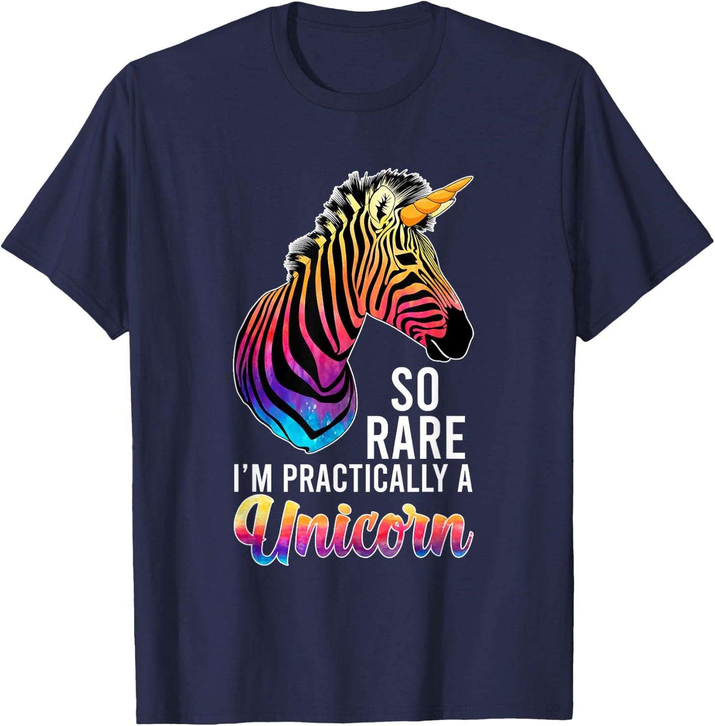 A Unicorn Rare Disease Warrior Rare Disease Awareness T-Shirt - T-Shirt | Navy