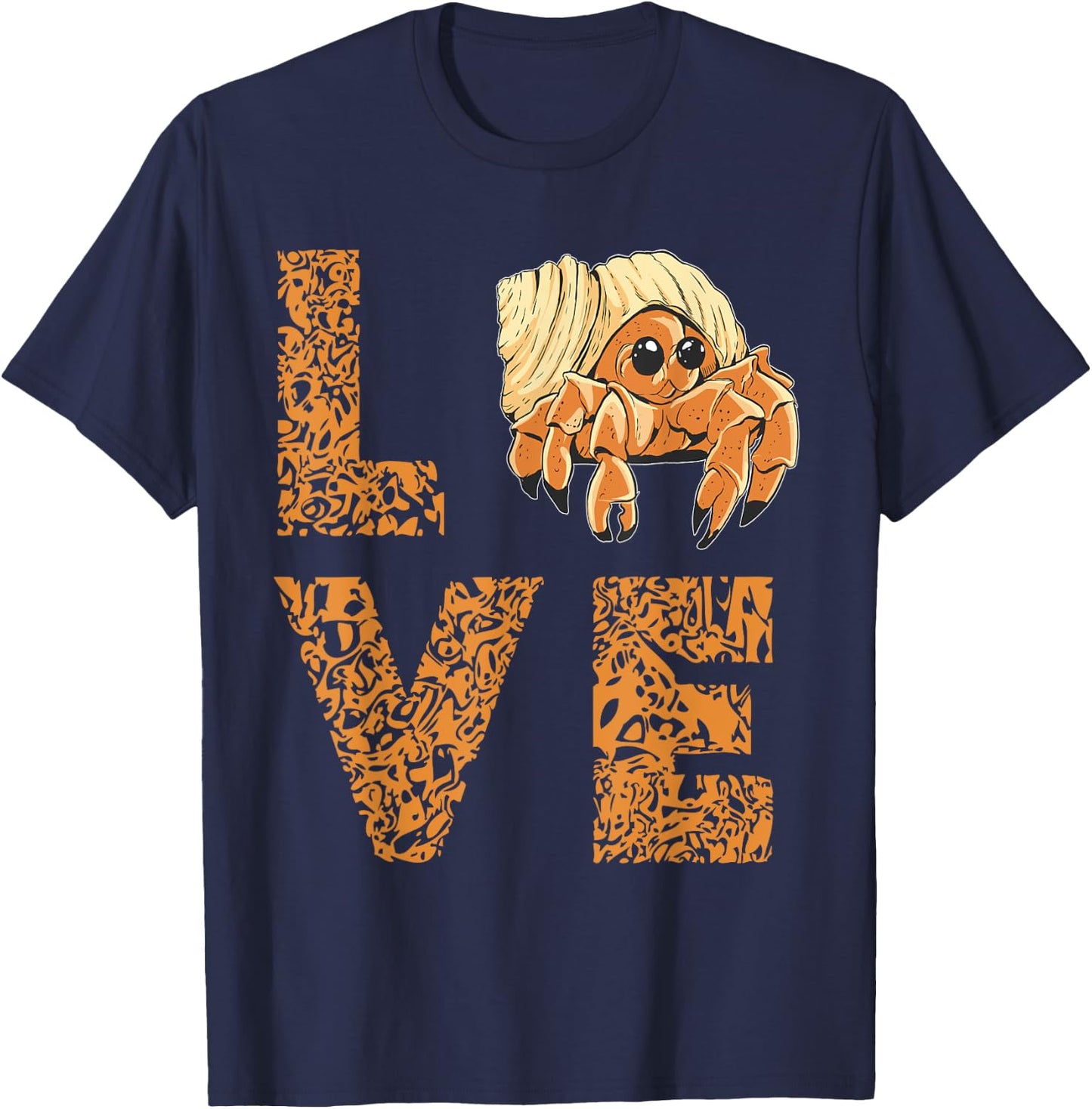 Sea Animals Leopard Love Hermit Crab Lover Hermit Crab T-Shirt - T-Shirt | Navy