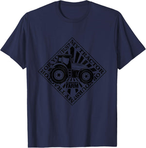 Clarkson's Farm - My Tractor or Yours - Black Logo T-Shirt - T-Shirt | Navy
